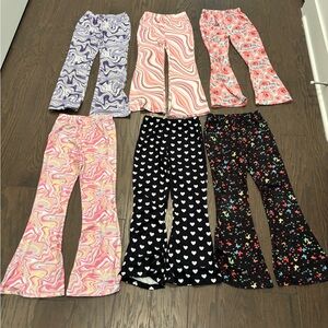 NWOT / Like New - Girl’s Flared Leggings, Size 7 / Size 8